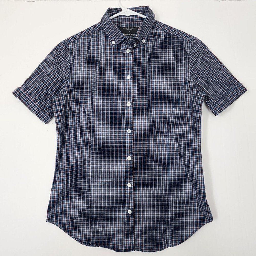 Rag & Bone - Size 4 - Women's‎ Button up shirt Plaid Gingham Cotton